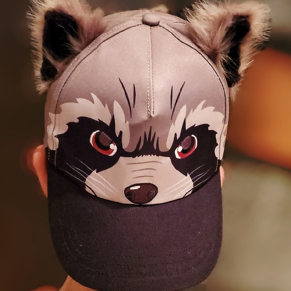 DISNEY GUARDIANS OF THE GALAXY ROCKET RACCOON HAT - Picture 2 of 8